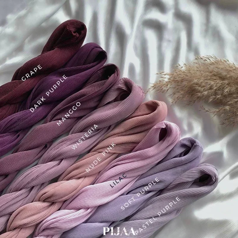 Foulard Hijab Plissé en Mousseline de Soie pour Femme Musulmane, Turban, Pashmina, Châle, Bandana, Bande de Sauna, Grande Taille