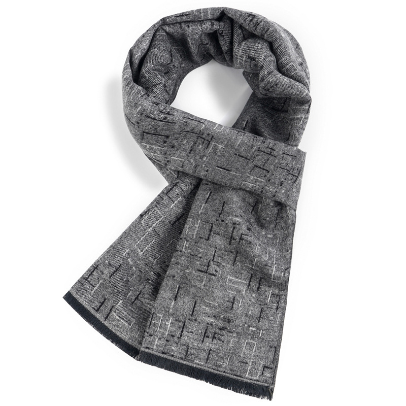Écharpe en cachemire à carreaux pour hommes, marque de styliste, écharpes chaudes d'hiver, châles décontractés d'affaires, longues enveloppes Pashmina, cadeau de noël pour hommes