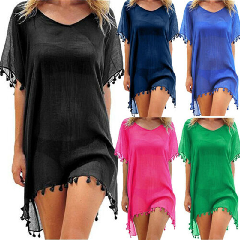 Robe de plage en dentelle pour femmes, ajourée, crochet, cover-up pour maillots de bain, été