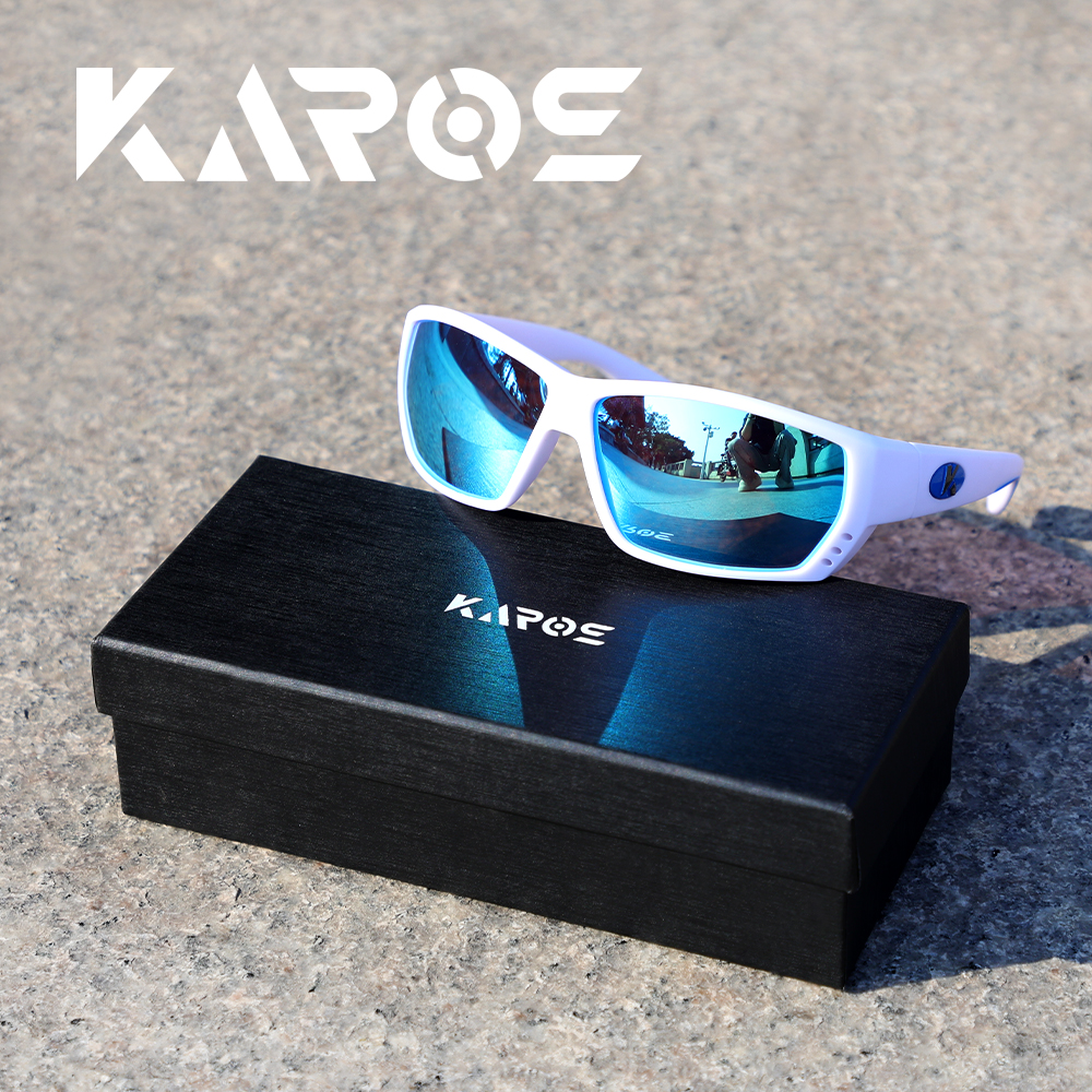 Lunettes de soleil polarisées pour hommes, protection complète, monture légère et confortable, lunettes de sport pour la conduite et la pêche