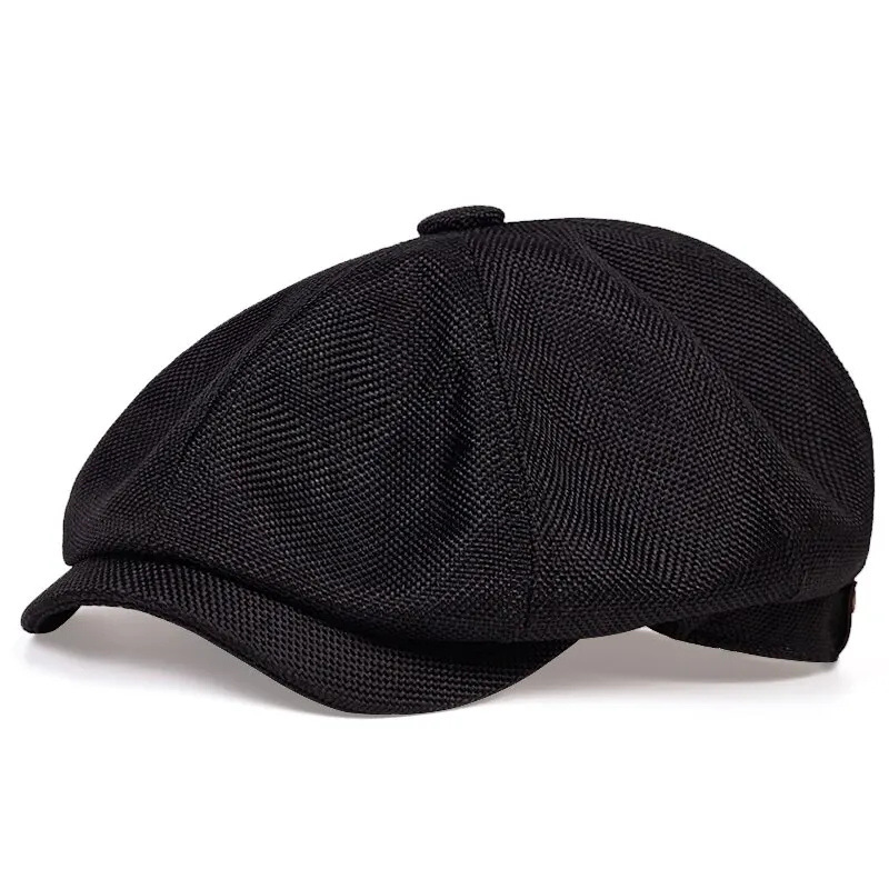 Casquette de gavroche en coton sergé pour hommes, 8 panneaux, casquettes de boulanger, rétro, testostérone, chapeaux de marque décontractés, béret pour peintre, nouvelle mode