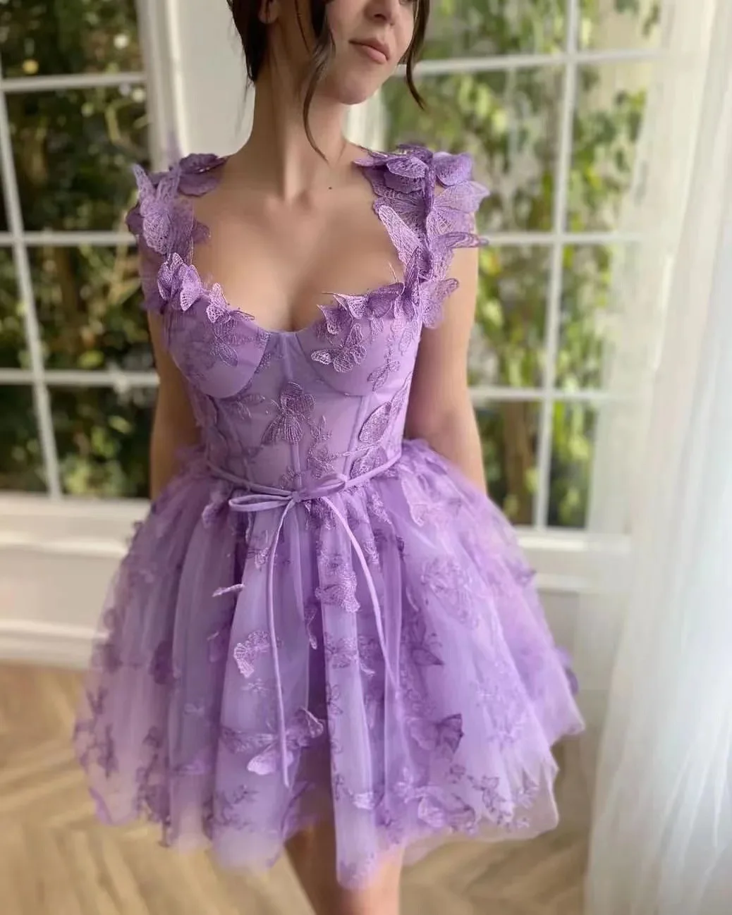 Robes longues en dentelle pour femmes, mignonnes et indépendantes, coupe haute, grande balançoire, robe de soirée de mariage, vêtements de vacances féminins, 2024