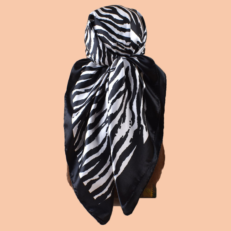 Foulard carré en Satin pour femmes, accessoire de plage d'été, à la mode, 90x90 pouces, multi-usage, serviette pour cheveux polyvalente, 1 pièce