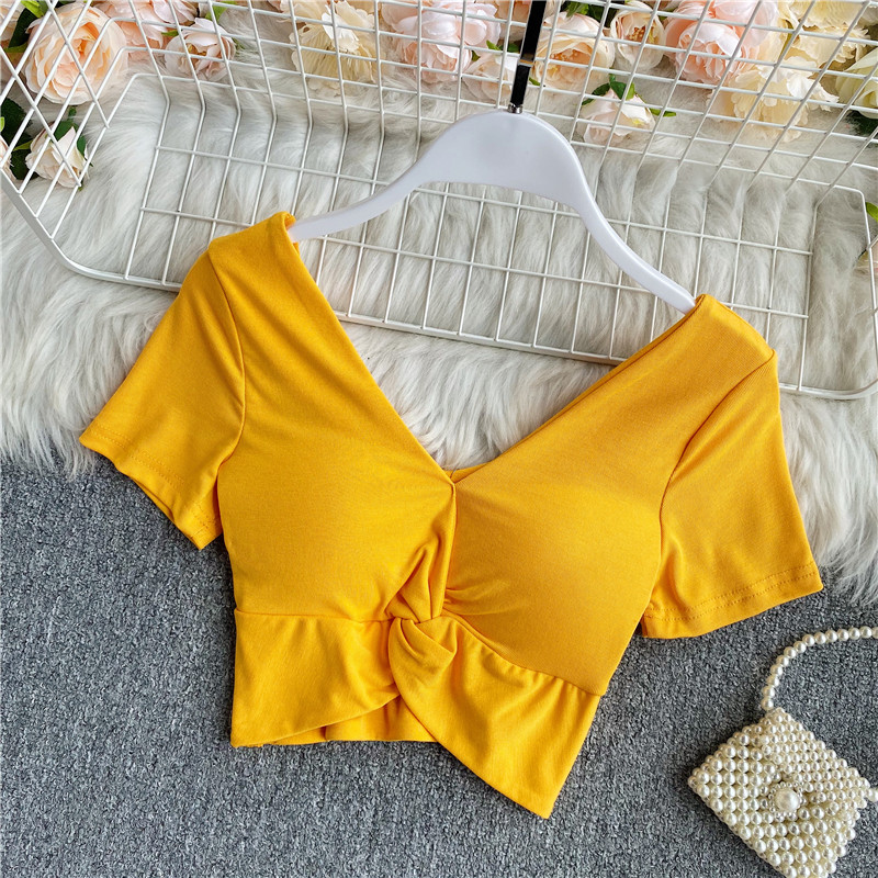 T-shirt gothique court à manches longues pour femmes, haut sexy, soutien-gorge intégré, t-shirt surdimensionné