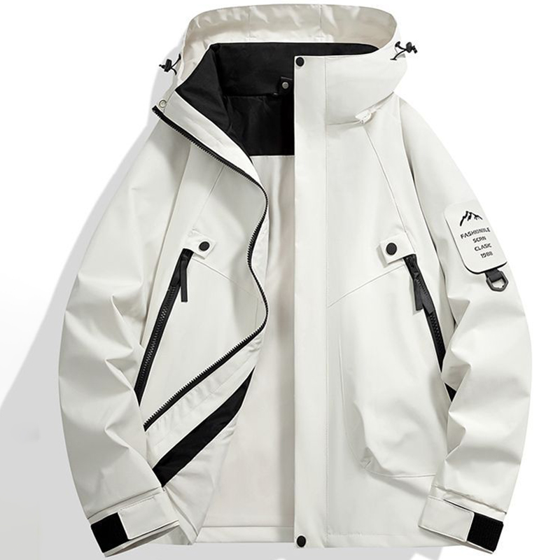 Veste à capuche pour hommes, imperméable, confortable, à la mode, pour cyclisme, escalade, alpinisme, coupe-vent, printemps automne