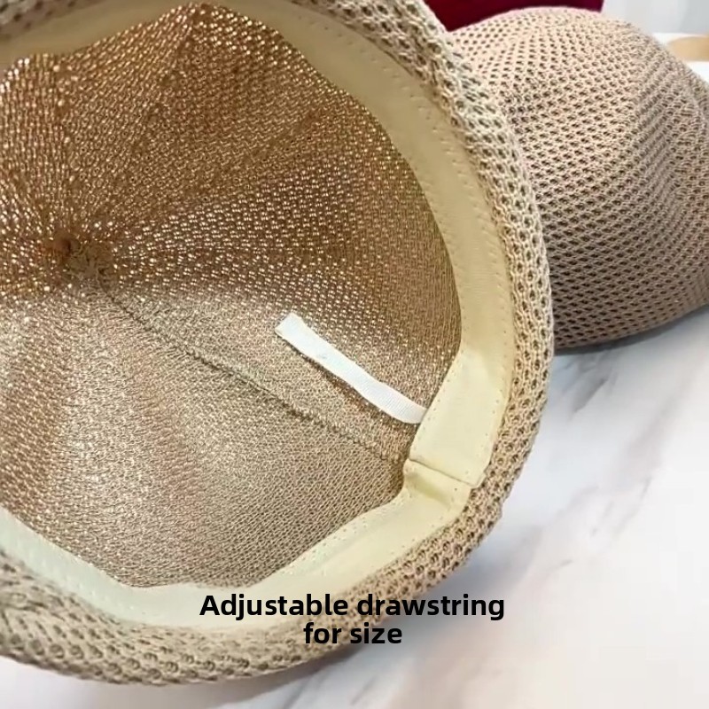 Béret fin respirant et réversible pour femme, style coréen, accessoire de mode printemps-été 2026