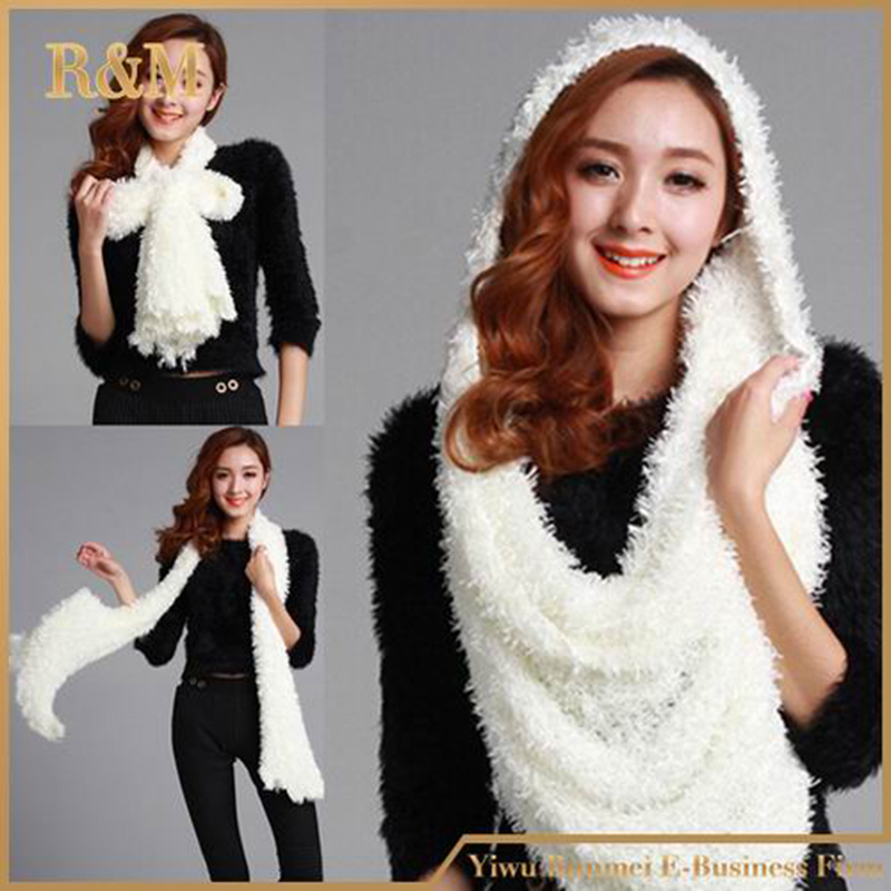Marque de luxe mode hiver chaud écharpe magique polyvalent en peluche sentiment 35 couleurs doux confortable Pashmina châles et Capes