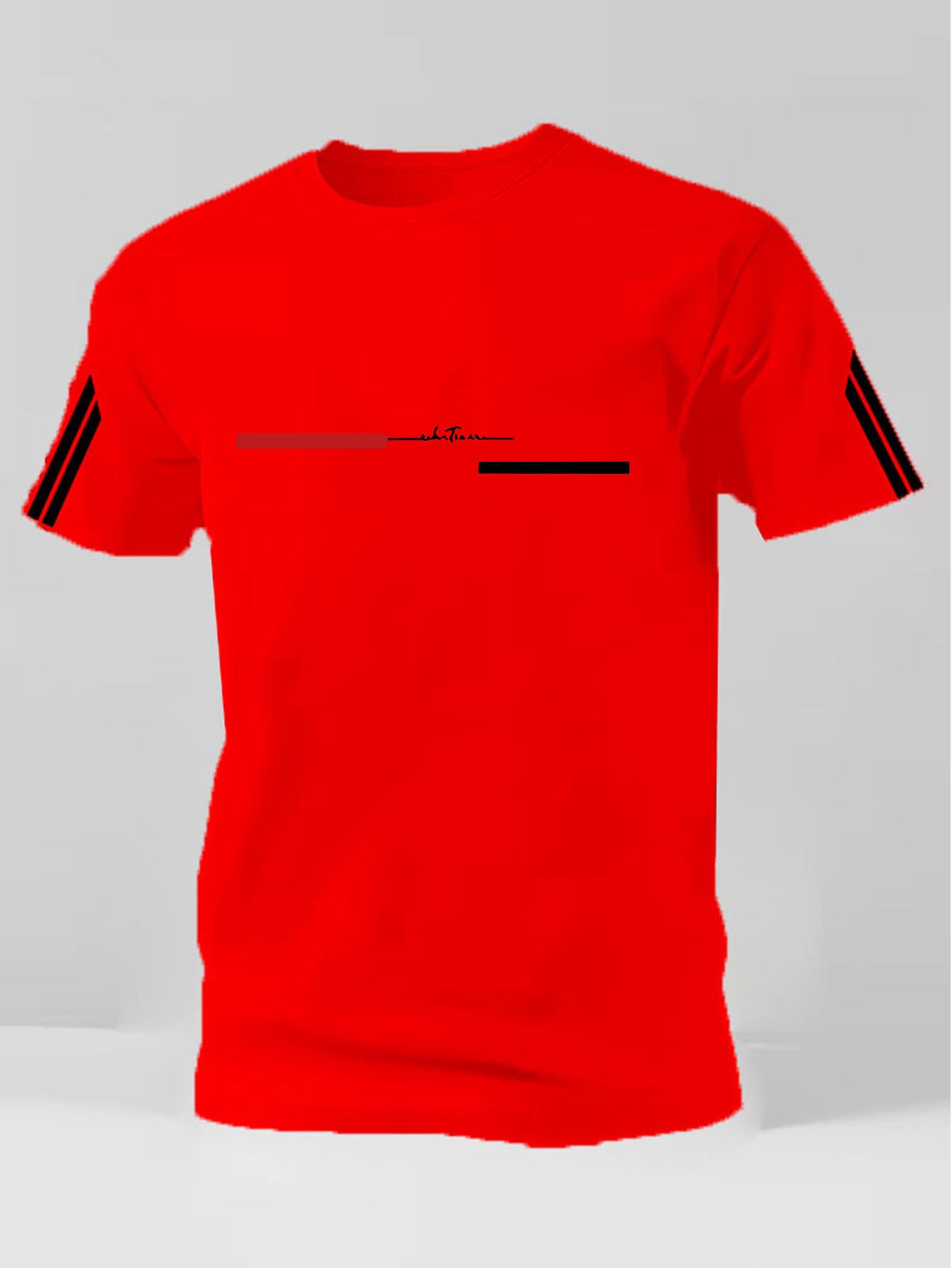 T-shirt de sport pour homme à séchage rapide, en maille respirante, à manches courtes, col rond, décontracté, pour la gym, l'entraînement, la course à pied