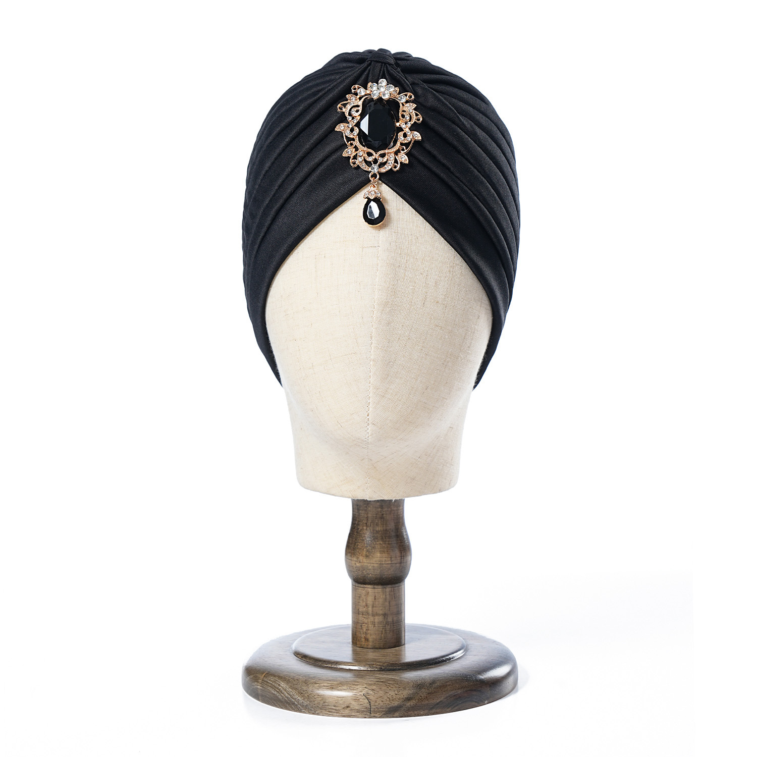 Mode musulmane femmes alliage élastique perceuse torsion noeud chapeau chimio casquette Cancer chapeau islamique Femme foulard indien chapeau bandeau Turban