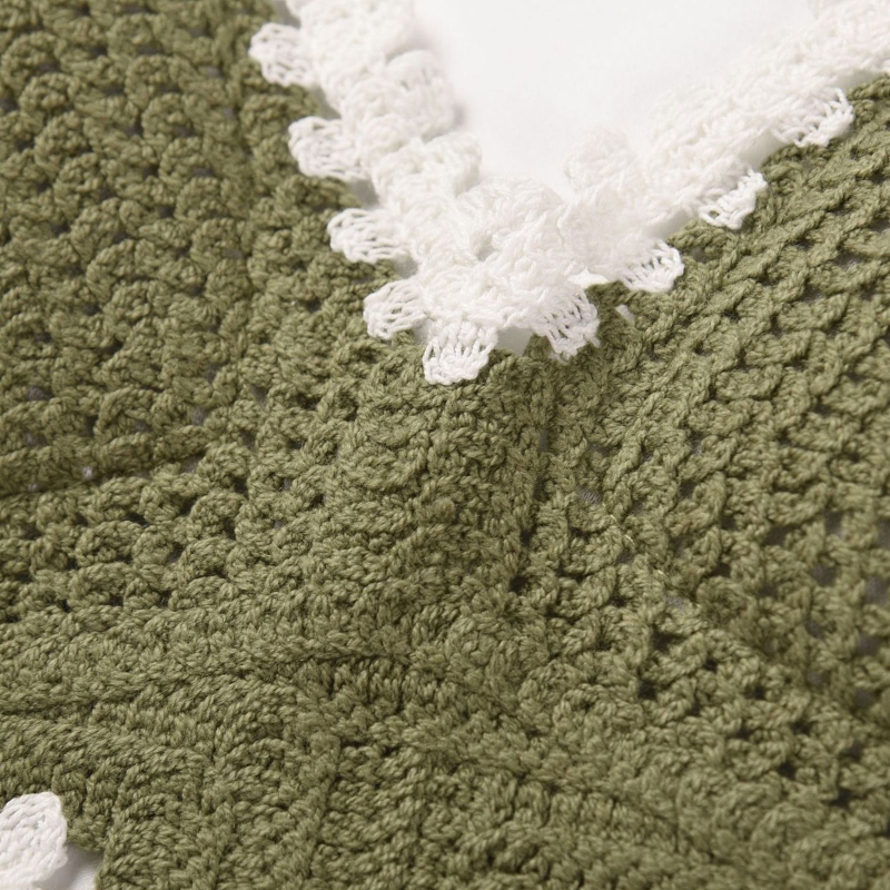 Haut de plage court en Crochet pour femmes, Sexy, style Boho, soutien-gorge col licou, tricot, dos nu, débardeur