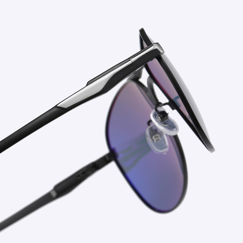 Lunettes de soleil pour hommes et femmes, monture en métal, style aviateur, lunettes de soleil de conduite tendance pour homme, lunettes de marque design.