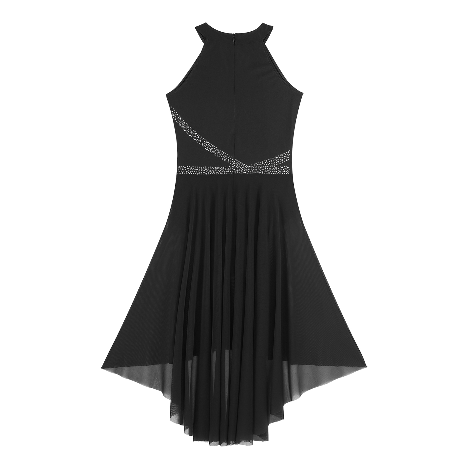 Robe de danse lyrique pour femmes, vêtement de ballet, justaucorps, biscuits froncés, patinage sur glace