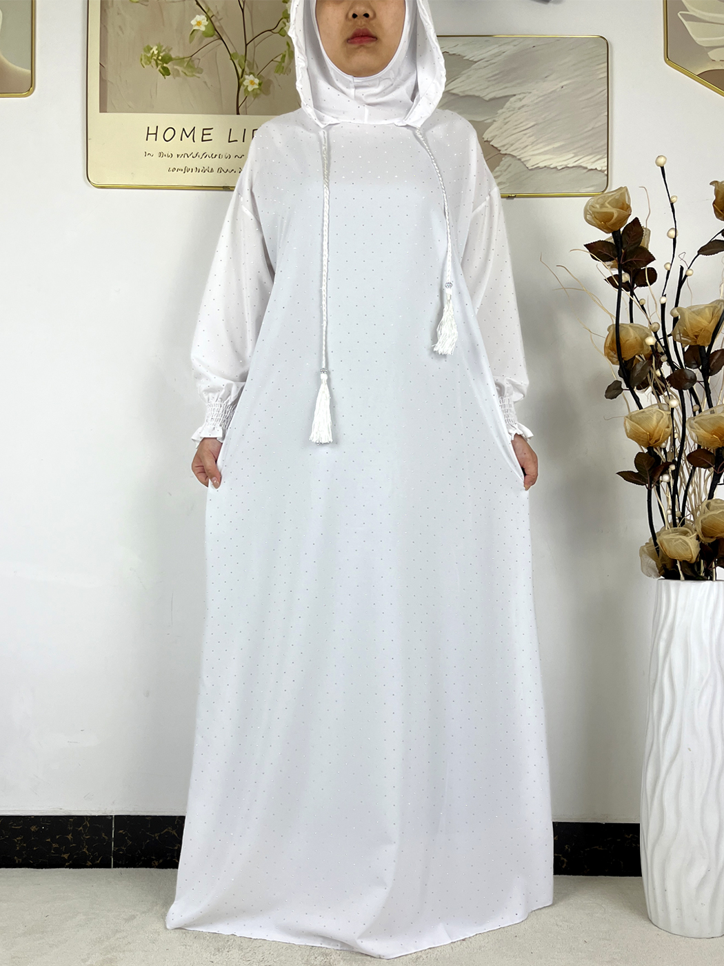 Abayas musulmanes pour femmes, ensemble traditionnel turc islamique, robe ample femme, caftan marocain, robes africaines de Dubaï, à capuche, pour le Ramadan