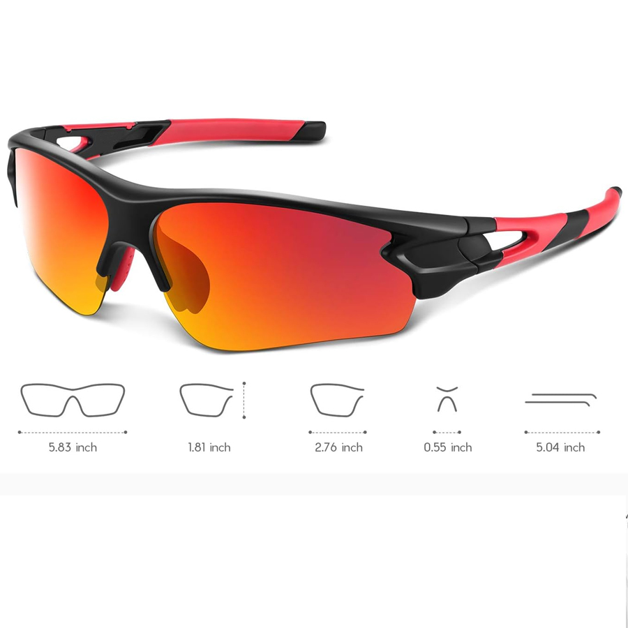 Lunettes de soleil de sport pour hommes et femmes, légères et tendance, pour l'extérieur