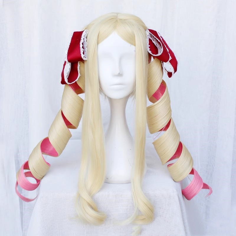 XQAnime Re: la vie dans un monde différent de zéro Beatrice Cosplay Costume perruque robe de princesse Lolita châle femme Kawaii carnaval Su