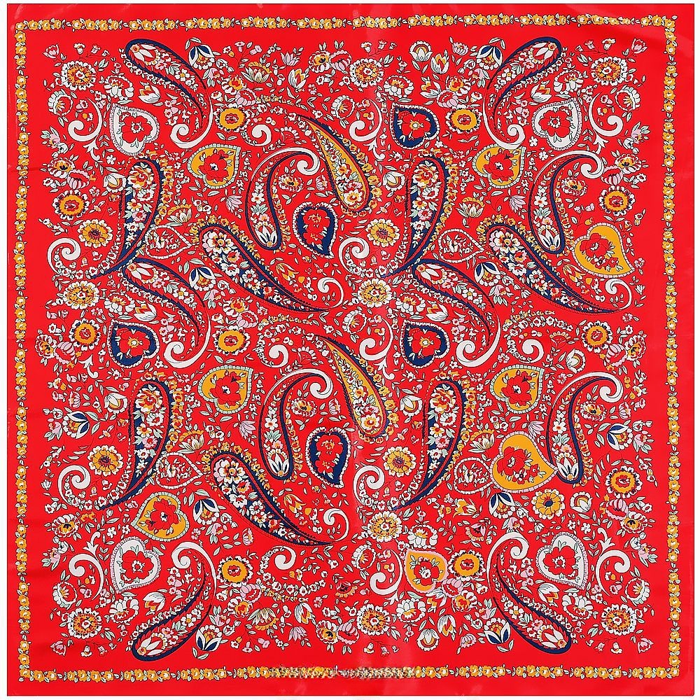 Écharpe en soie Maitong 90 cm, imprimé floral rétro, grand foulard carré pour femmes, tendance, protection solaire, polyvalent pour tous les âges
