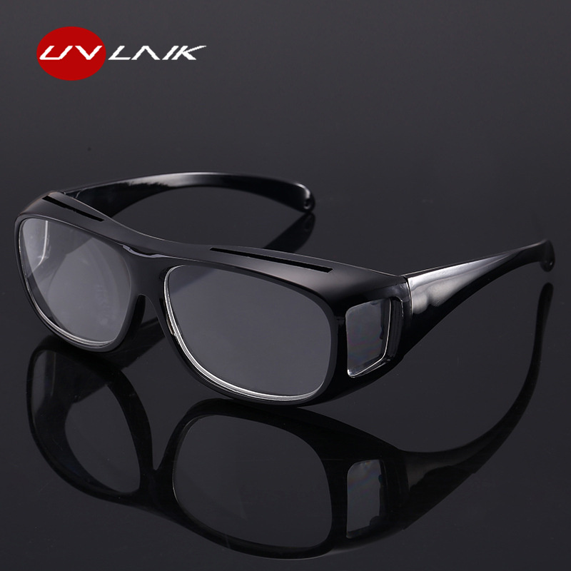 UVLAIK – lunettes de lecture à la mode, grande Vision 1.6, 1.8 fois, loupe, presbytie, + 250 + 300, miroir en plastique, unisexe