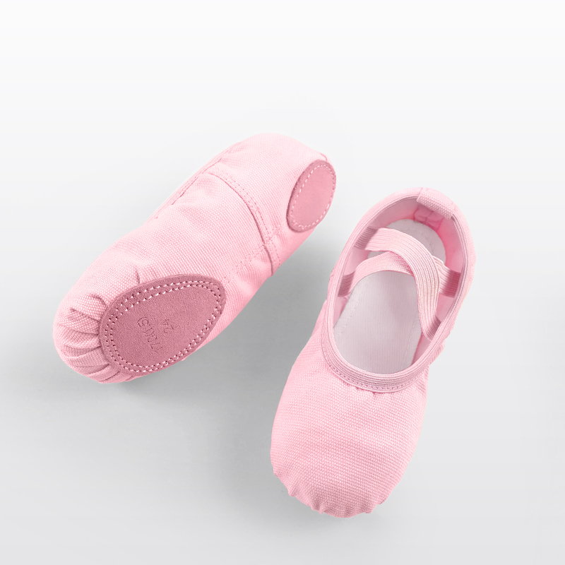 Chaussures de Ballet pour filles et enfants, pantoufles de danse classiques à semelle fendue en cuir souple, ballerine pour garçons et femmes, chaussures de danse de Yoga et de gymnastique du ventre