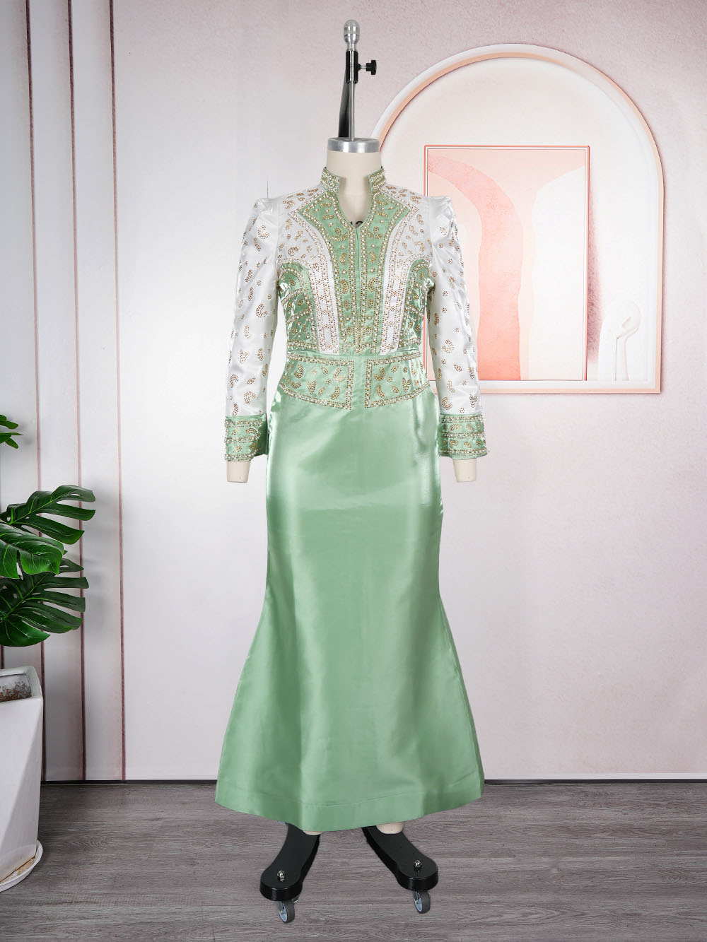 Robe de soirée grande taille pour femmes, robe de luxe africaine, élégante, turquie, musulmane, longue robe de fête de mariage, Ankara, vêtements pour dames