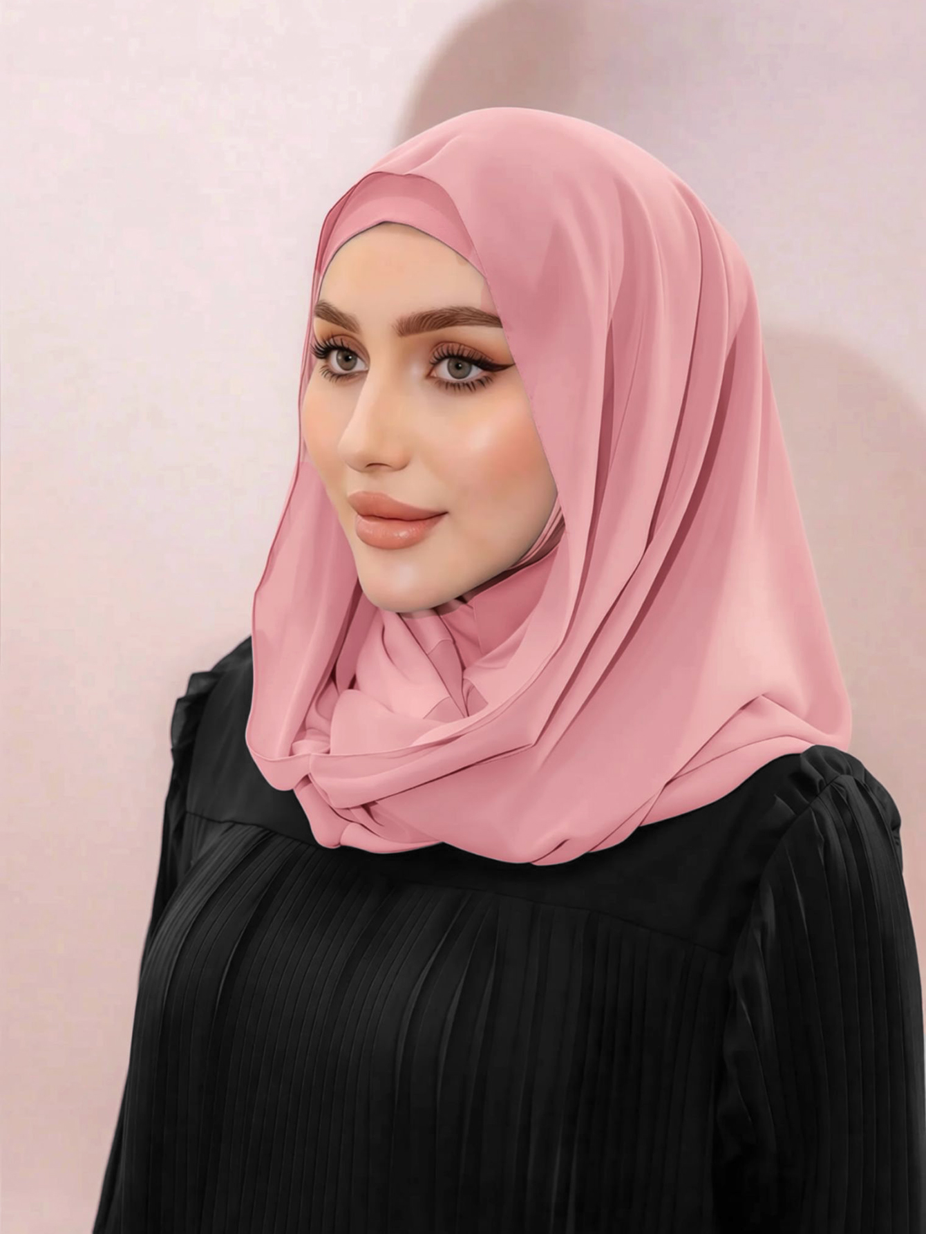 Nouveau Hijab en Chiffon Prêt-à-Porter, Foulard Instantané, Sous-Hijab Musulman, Écharpe Confortable Couvrant le Cou, Turban Léger