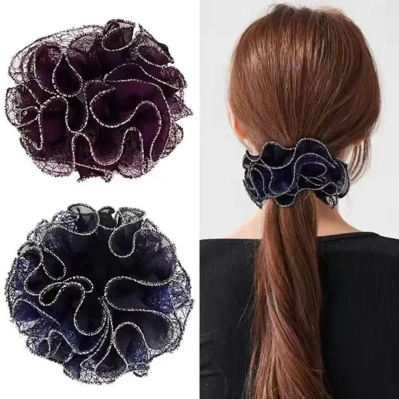 Bandeaux de cheveux avec dentelle et élastique pour femmes, chouchous, bandeau à capuche Nialisation, Phnom Penh, Mayorbones