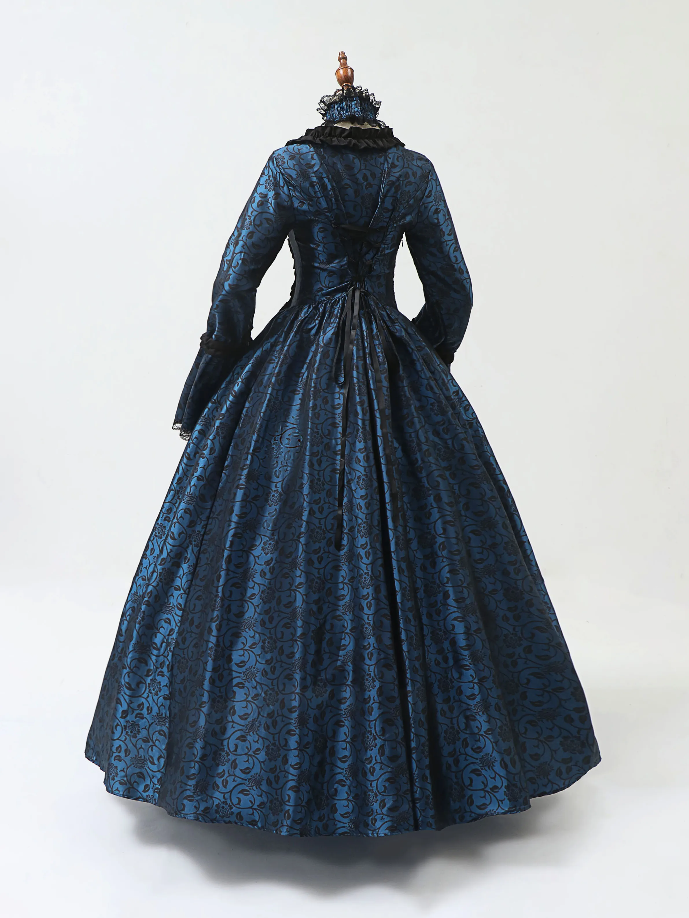 Cosplay Marie Antoinette Robe médiévale manches évasées victorien fête Robe formelle Renaissance gothique Robe florale