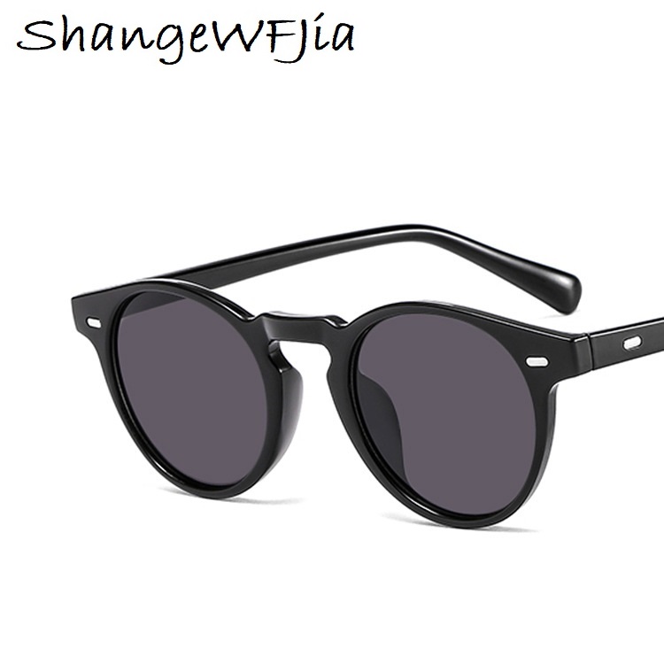 Lunettes de soleil ovales rondes pour hommes et femmes, lunettes de soleil vintage, lunettes de soleil à la mode, UV400, 2024