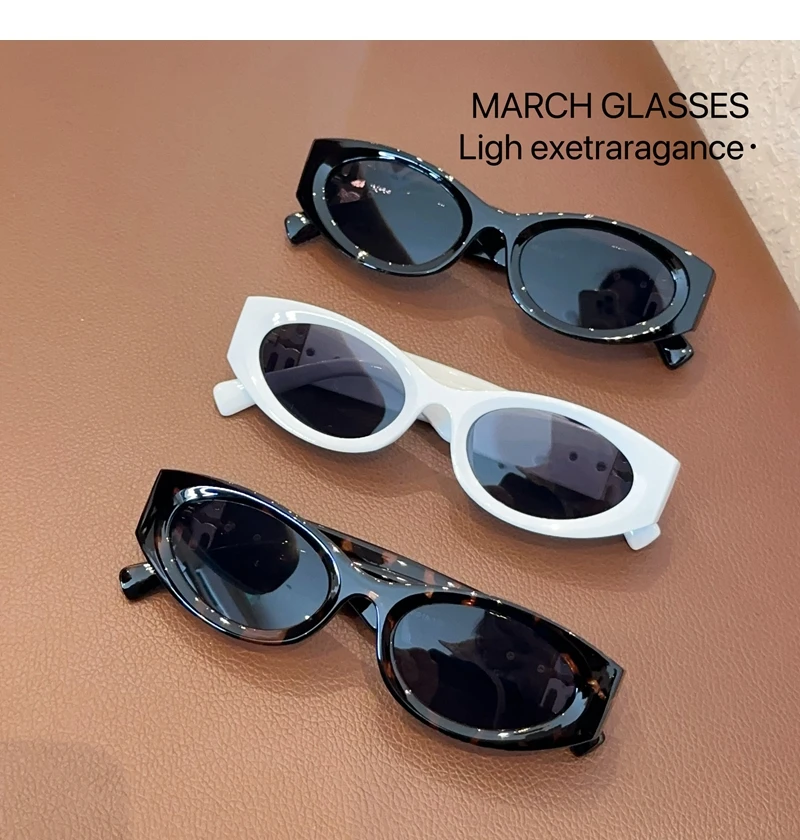 Nouvelles Lunettes de Soleil Ovales Tendance 2026 pour Femmes et Hommes – Style Urbain Rétro Premium – Protection UV400