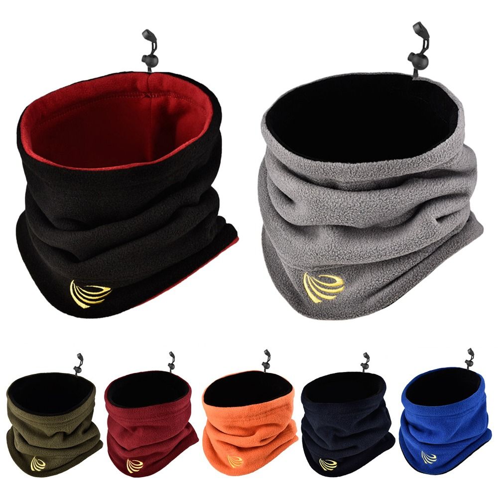 Écharpes de sport de plein air d'hiver, guêtre de cou en polaire, écharpe Tube de Ski, demi-couverture du visage pour hommes et femmes, foulard à col résistant au froid