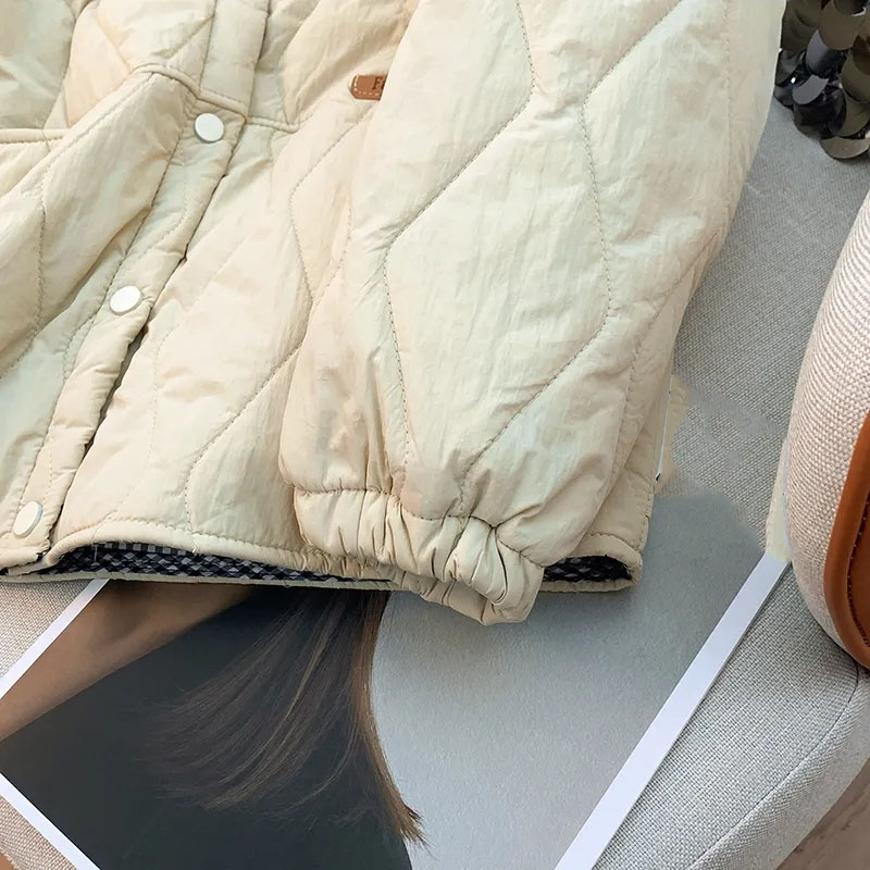 Parka grande taille 4XL pour femmes, vêtements d'extérieur, automne-hiver, manteau léger et fin, mode coréenne, veste rembourrée en coton, 2025