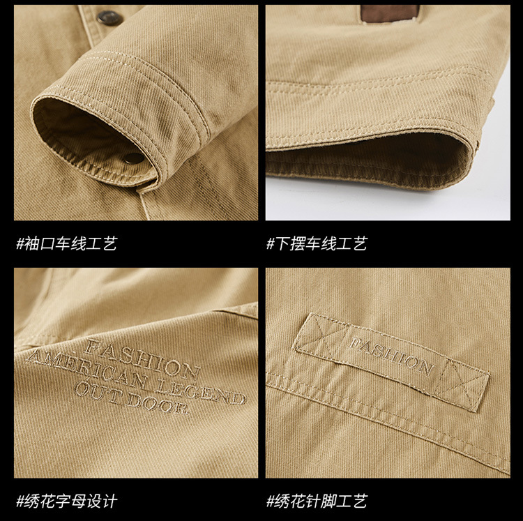Veste coupe-vent en coton pour hommes, manteau aviateur militaire, vestes de maintien pour hommes, vêtements décontractés Cargo, printemps, automne, 2024