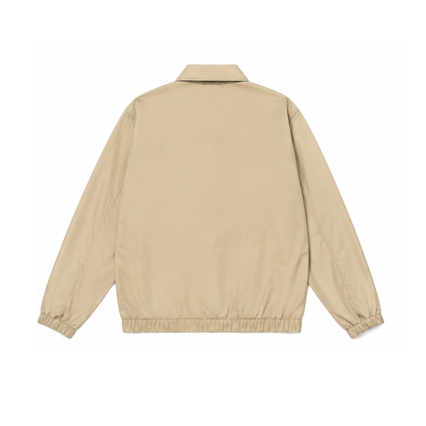 Veste Harrington Premium Brodé du Logo CH pour Homme, Col Pointu, Fermeture Éclair Intégrale, Manches Longues, Coupe-Vent, Décontractée, Quotidienne, pour le Bureau