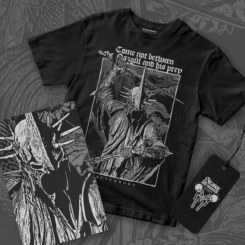 La chemise en coton Nazgûl et sa Prey T-shirt unisexe toutes tailles