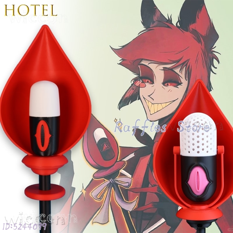 Costumes de carnaval pour adultes, canne Alastor, accessoire de Cosplay, tenue Anime, Design Sexy de haute qualité