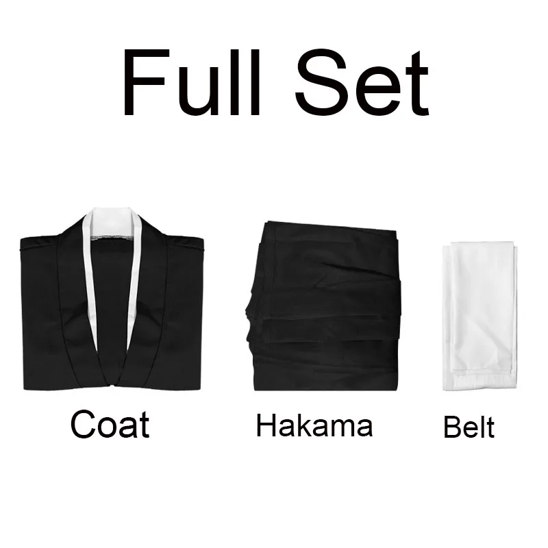 Costumes complets de cosplay anime 2026 Rukia Kurosaki Ichigo Die Pa Soul Society Shinigami Kimono Guerre des Mille Ans