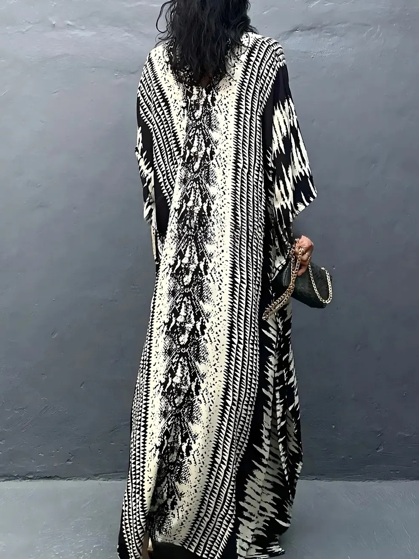 Robes caftan MAKABO pour femmes, col en V, imprimés colorés, robes de plage caftan pour maillots de bain