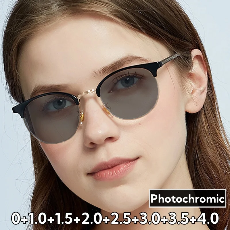 Lunettes de lecture rondes vintage pour hommes et femmes, lunettes de soleil hypermétropie, presbytie finie, lunettes plus, document proxy, extérieur