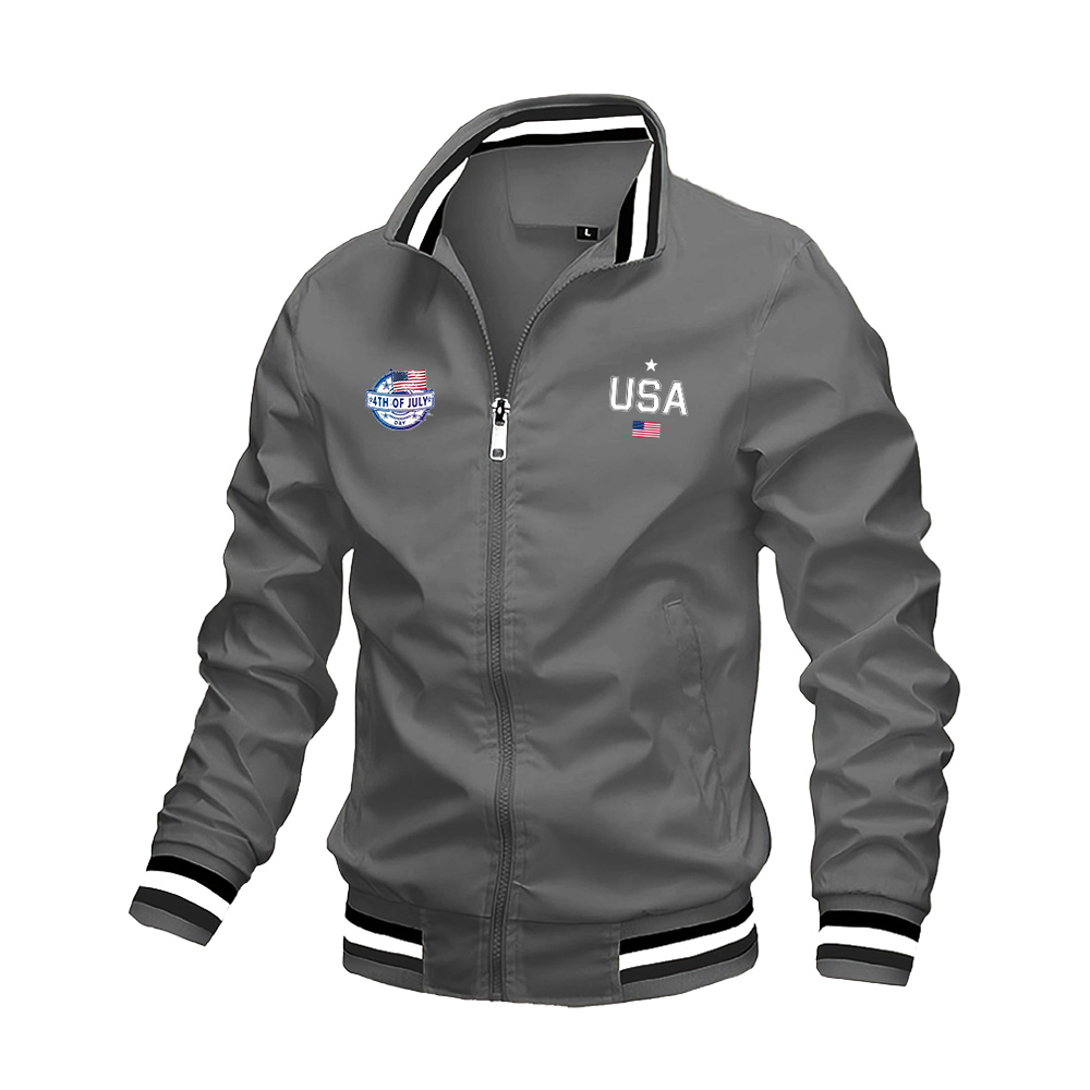 Vestes pour hommes de haute qualité mode décontracté USA lettre graphique imprimé manteau extérieur hauts Baseball Bomber varsity veste hommes surdimensionné