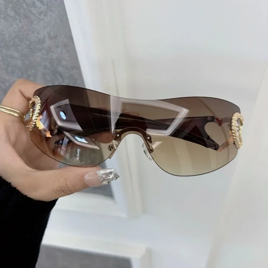 Lunettes de soleil carrées unisexes à grande monture, de marque, colorées, pour femmes et hommes, avec verres miroir