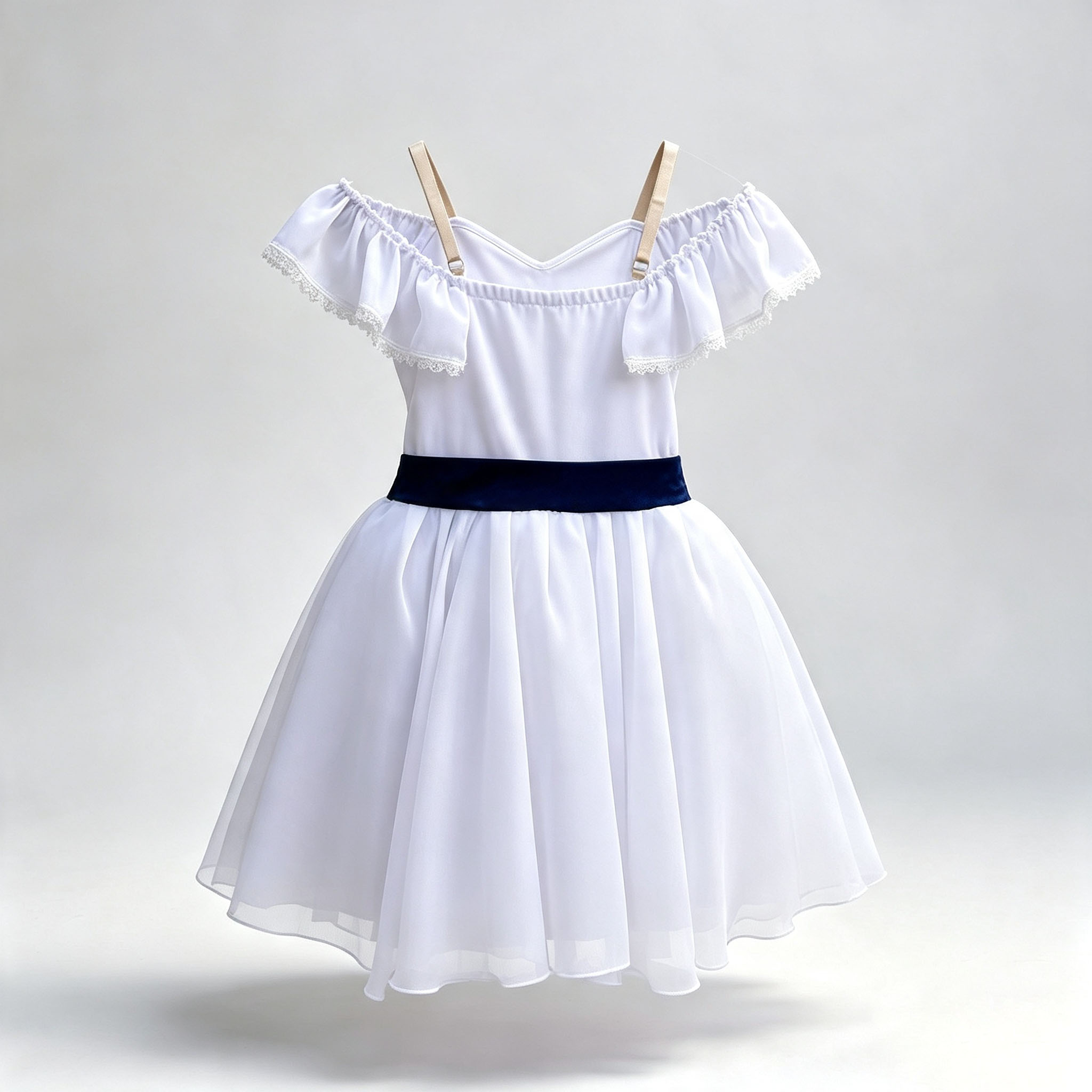 Robe de ballet tutu lyrique professionnelle en gaze avec nœud et patchwork de dentelle, robe de soirée pour ballerine, costumes de danse pour enfants
