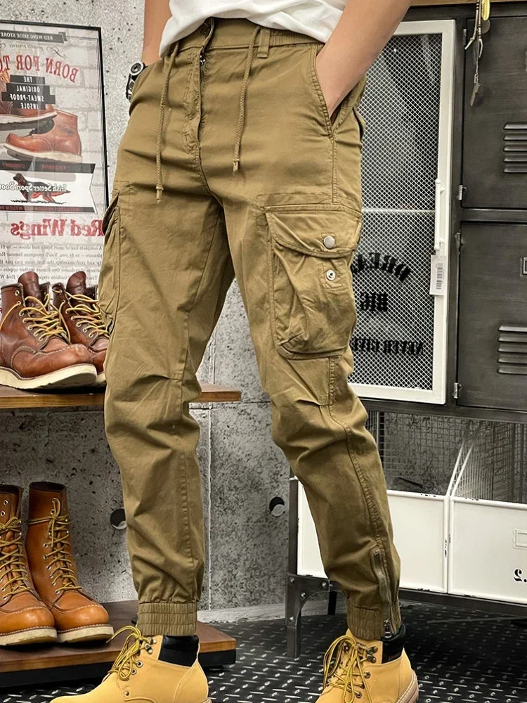 Pantalon cargo de luxe pour hommes, FjMan coréen, haute qualité, trekking d'hiver, vêtements de luxe, grande taille, Y2K, nouveau