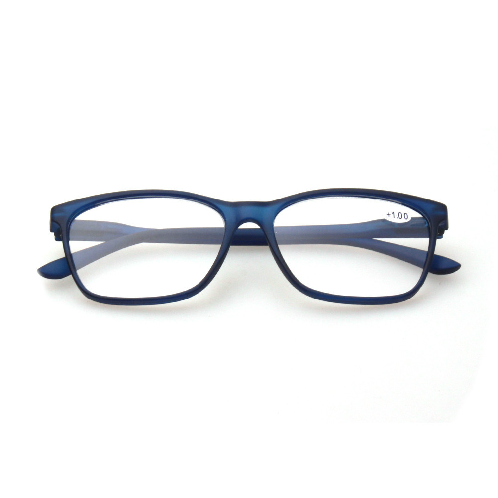 Lunettes de lecture rectangulaires élégantes à charnière pour hommes et femmes, dioptrie 0.5 1.75 2.0 4.0. .. Largeur des verres
