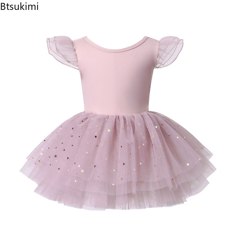 Costume de danse pour enfants, Robe Tutu, vêtements pour filles, justaucorps de Ballet, jupe de Ballet d'été, robes pour bébés