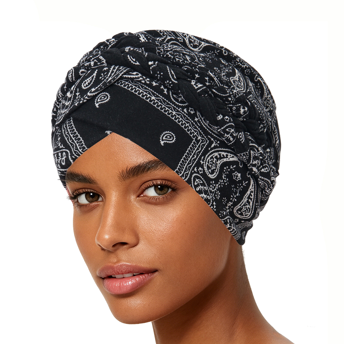 Foulard pour femmes musulmanes, turban imprimé tendance, bonnets hijab, sous-hijabs, foulards arabes pour femme musulmane, turbans