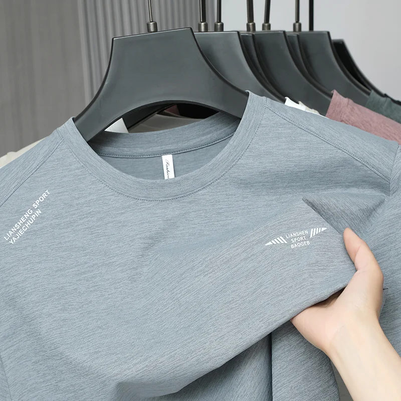Nouveau T-shirt coréen décontracté à manches courtes et col rond pour homme 2026 – Haut polyvalent, tendance et confortable pour l'été