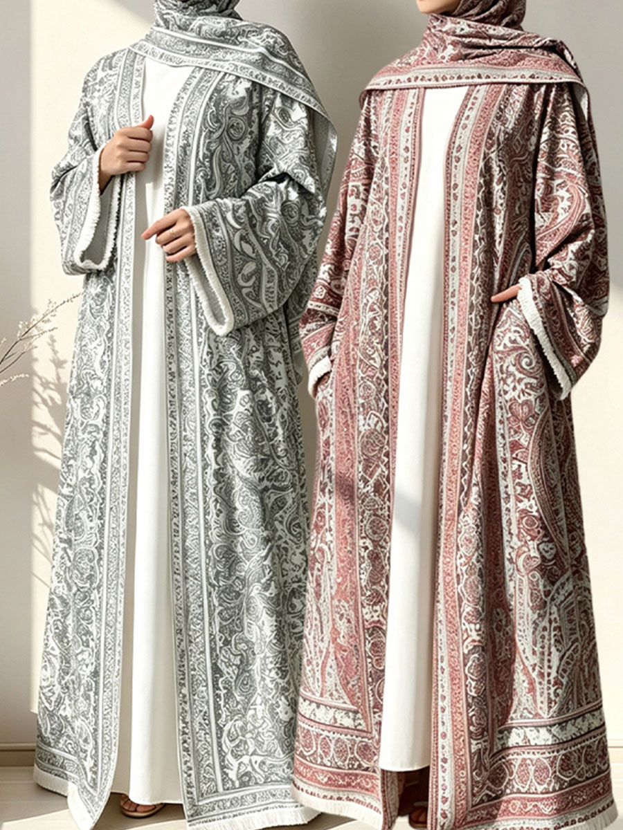 Nouvelle mode, robe modeste pour femmes musulmanes de Dubaï, robe élégante arabe, hijab, abaya africaine à franges, kimono islamique à manches longues, Turquie