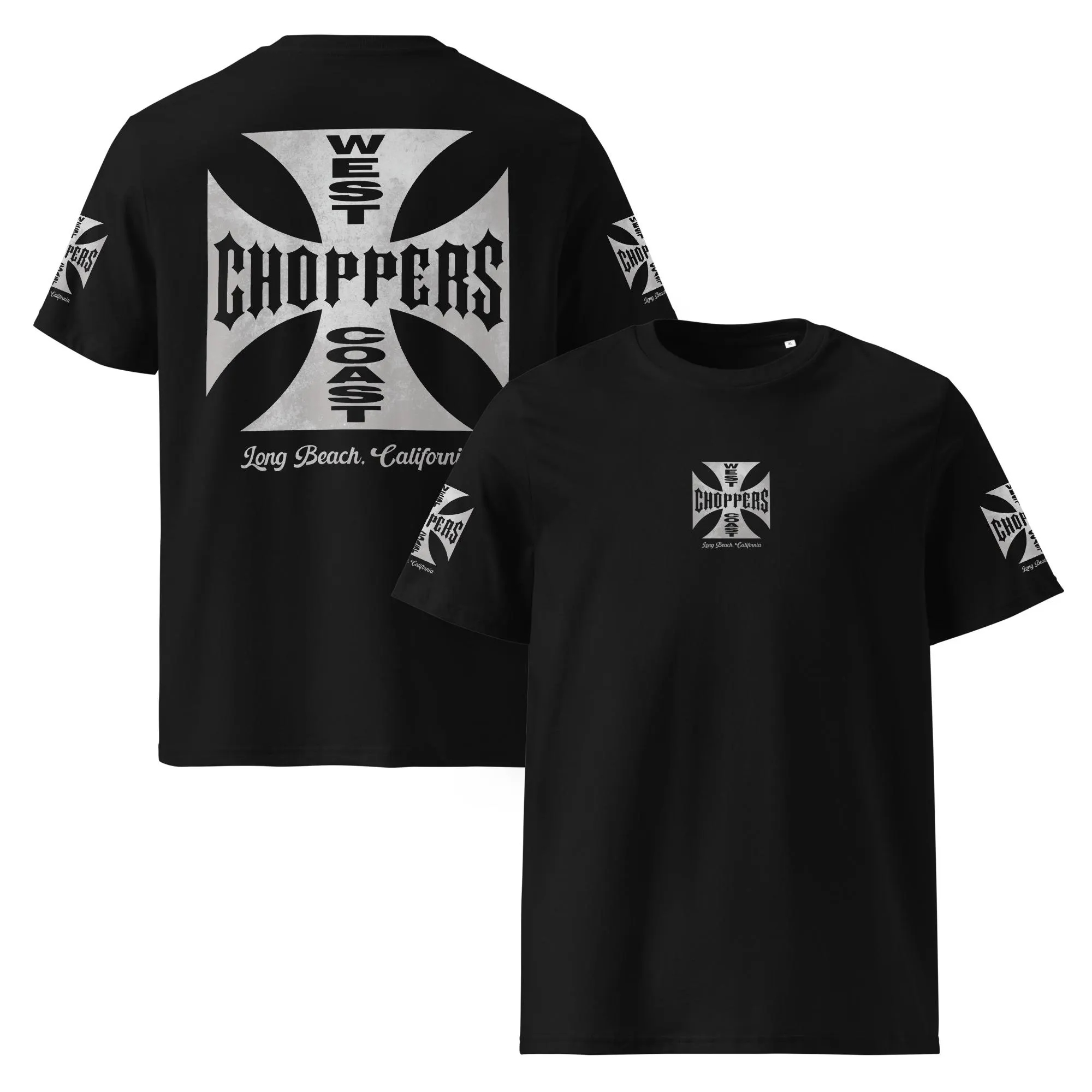 T-shirt d'été à la mode pour femmes et hommes, en coton, imprimé West Coast Choppers, décontracté, à manches courtes, col rond, vêtements Vintage