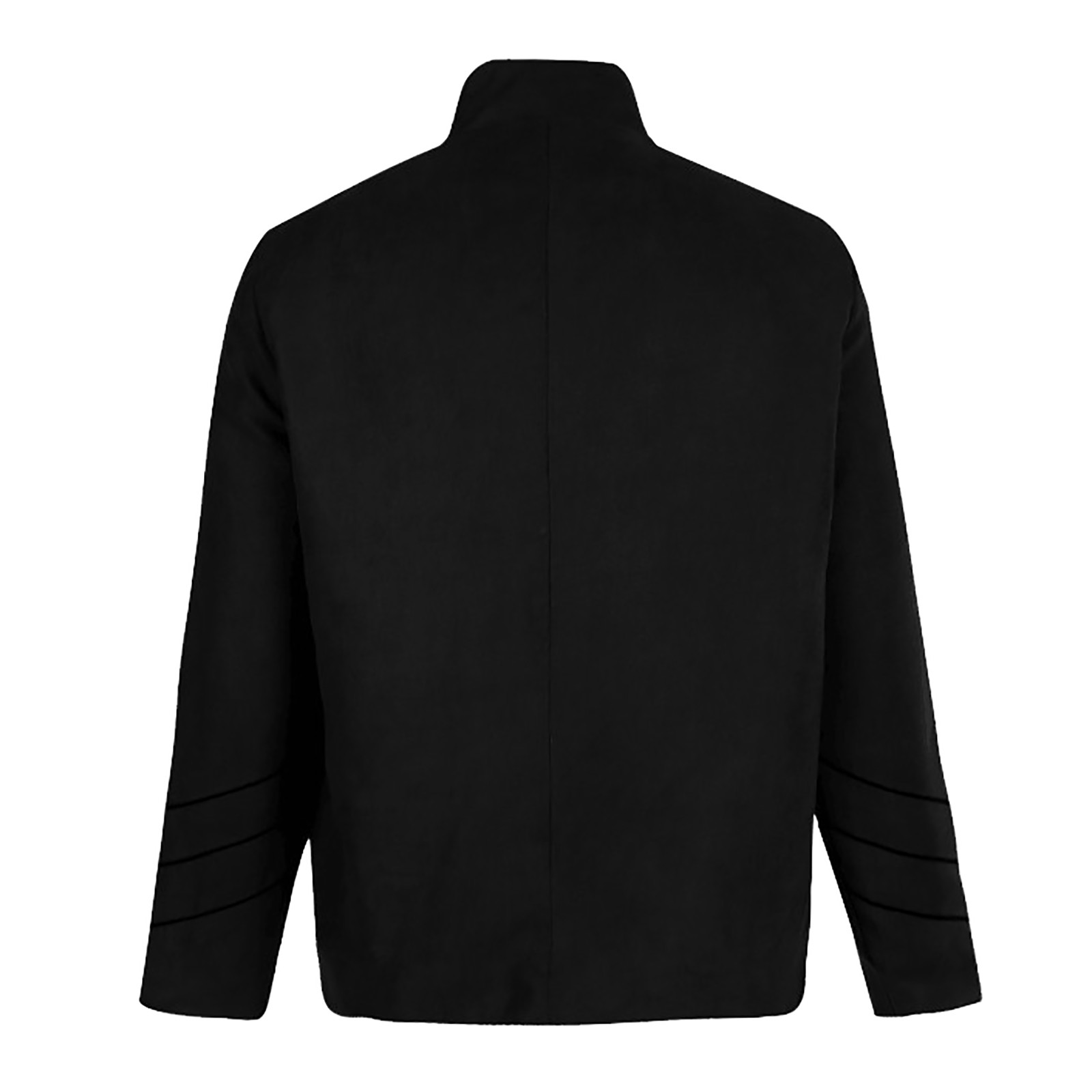 Steampunk hommes vestes gothiques médiévale Vintage col montant manteau hommes rétro Punk veste à glissière boutons décor homme vêtements