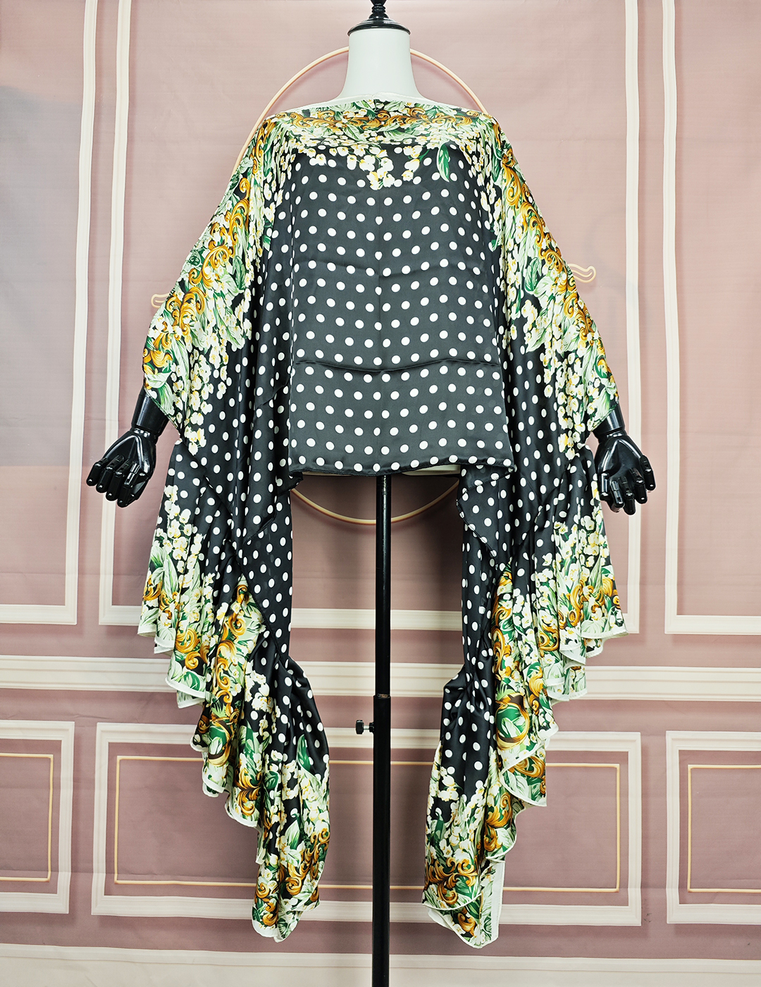 Mode africaine 2024, chemisier kaftan en soie imprimé bohème à une épaule et manches bouffantes, surdimensionné, sexy, pour femme, idéal pour une fête à la plage, haut ample.