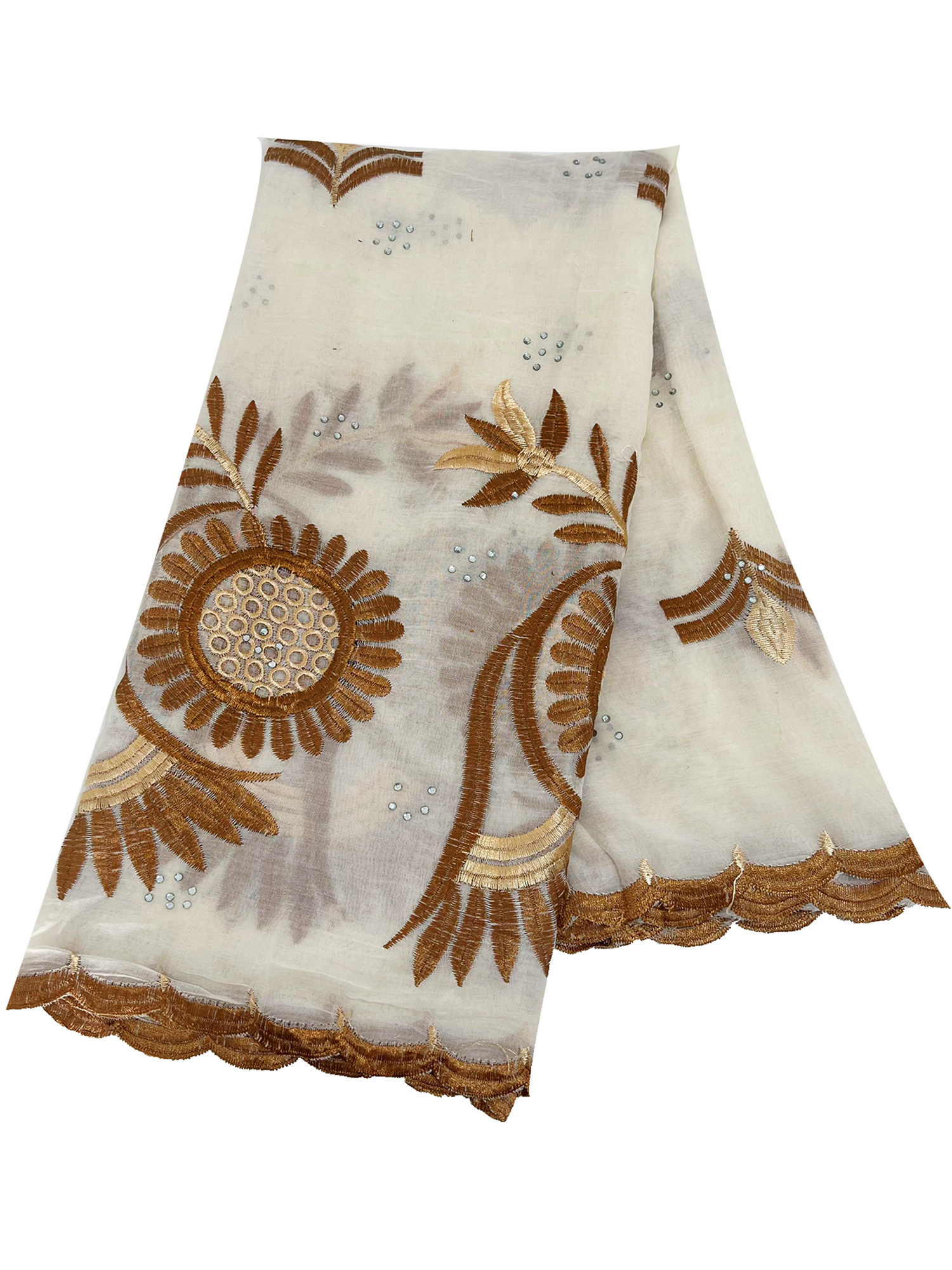 Écharpe en Coton Brodé pour Femme Musulmane, Hijab Africain, Islam, Pashmina, Turban de Sauna, Châles, Nouvelle Collection 2024